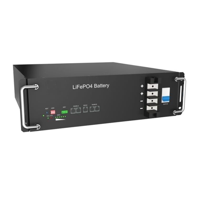 2560Wh 51.2V DC Rack Mount Lifepo4 pin cho kho năng lượng thương mại công nghiệp