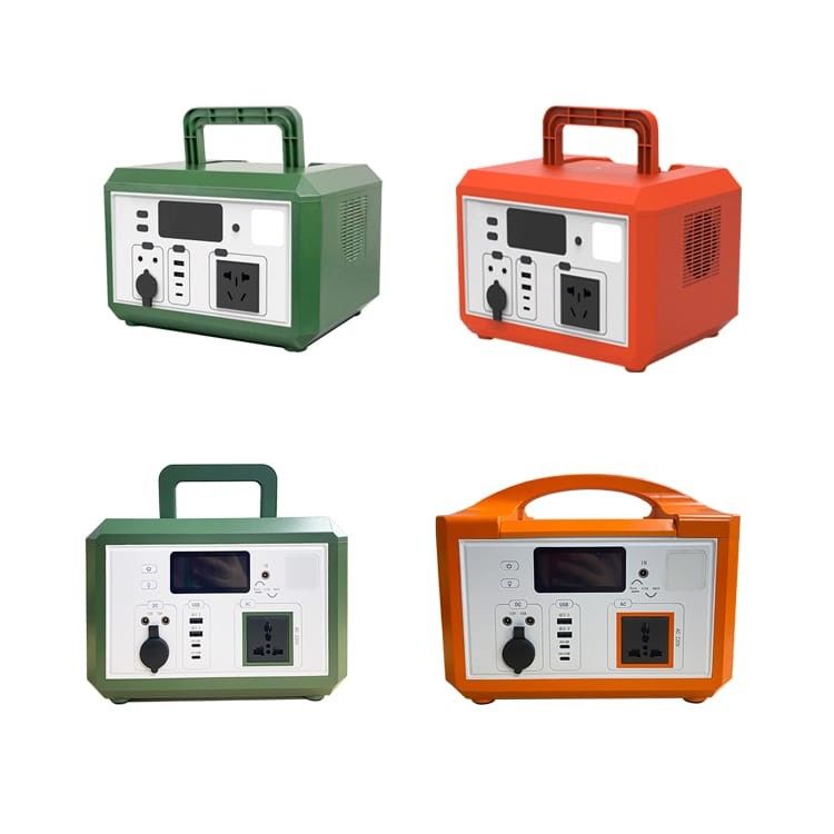 Bộ pin Lifepo4 cầm tay 600w, Máy phát năng lượng mặt trời cho du lịch cắm trại