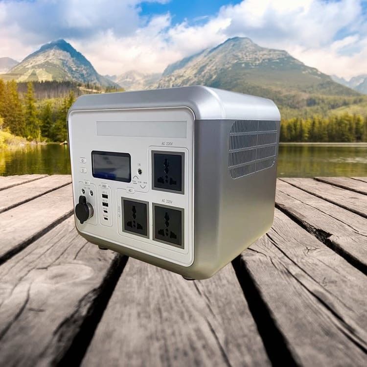 110V AC Lifepo4 Battery Pack, Trạm năng lượng mặt trời di động với Inverter Solar Hybrid