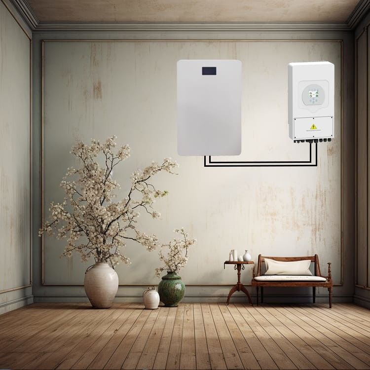 5.12kwh Hybrid Solar Wall Mount Lifepo4 pin tất cả trong một cho nhà ở
