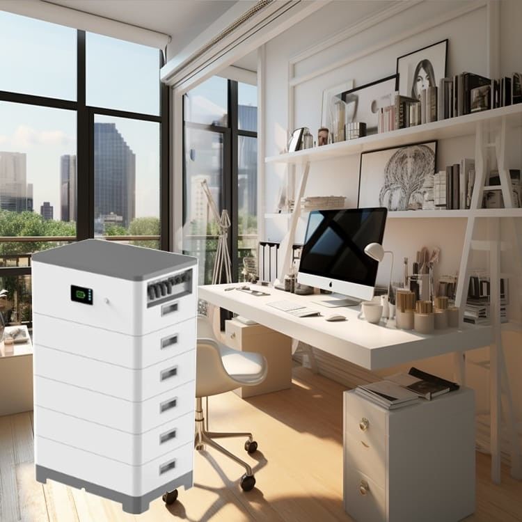 25.60kwh 48V Hệ thống lưu trữ pin nhà ở 5 Mô-đun để lưu trữ năng lượng tại nhà